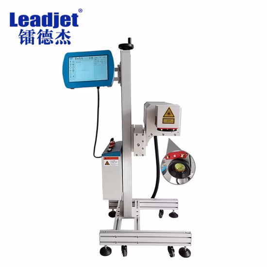 30W/60W Expiry Date Code CO2 Laser Printing Machine Coding Printer on Pet/PVC Pipe