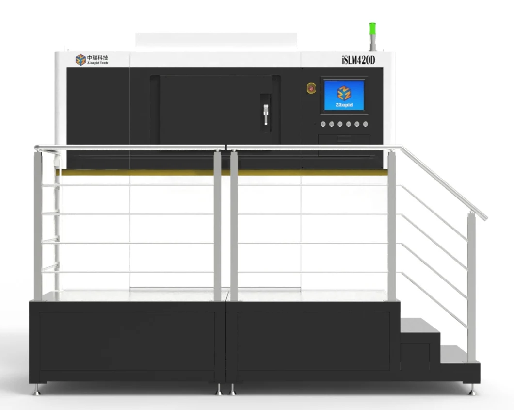 Large size double laser SLM 3D printer ZRapid iSLM420D metal printer