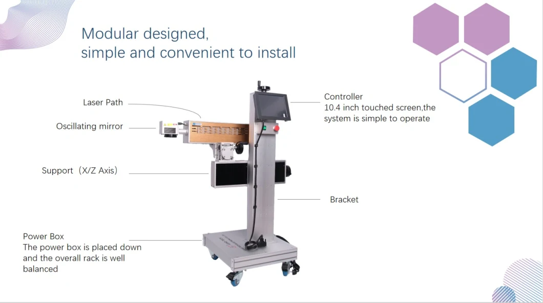 Lead Tech Lt8020c/Lt8030c CO2 20W/30W High Precision Digital Bottles Laser Printer